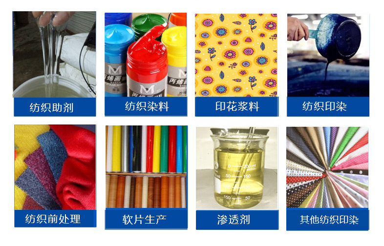 紡織印染增稠劑應(yīng)用領(lǐng)域