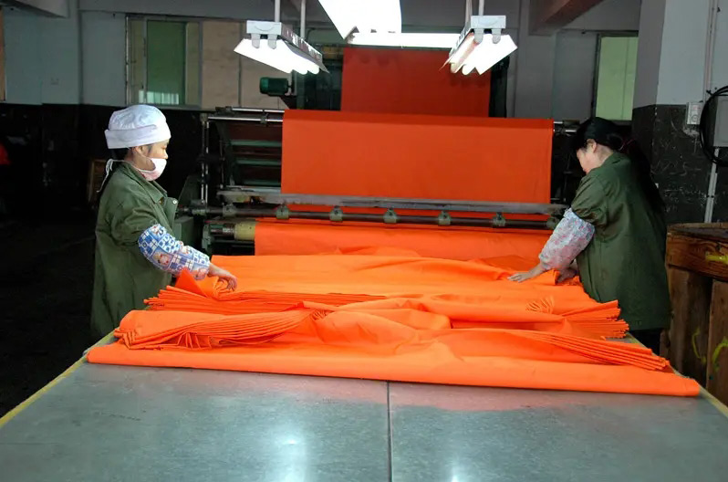 (圖:紡織品展示圖)