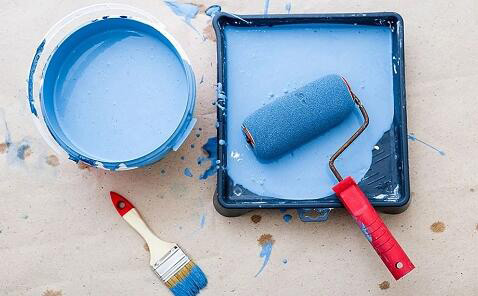 (圖:水性工業(yè)漆展示圖)